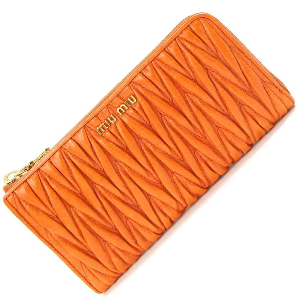 Miu Miu Wallet Orange